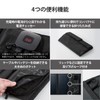 Elecom MPA-S03BK Solar Charger, Solar Panel, 21W, 3 Pieces, 2