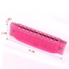 OFKPO 2 PCS Colorful 10 Holes Children Plastic Harmonica Translucent
