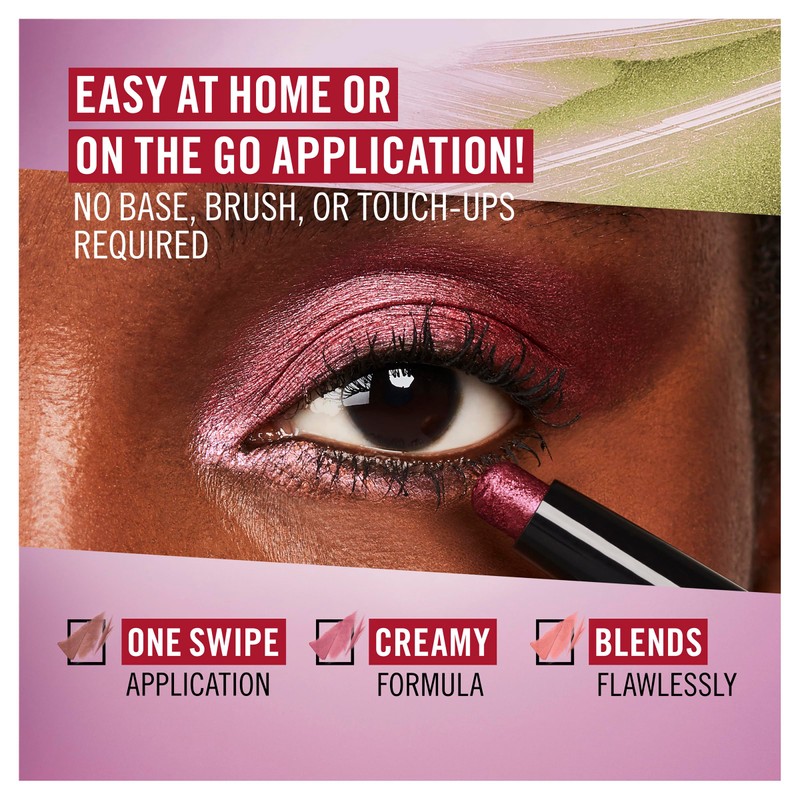 Rimmel Wonder'Last 006 Mermaid Blush Lidschattenstift, lebendige und wirkungsvolle Farbe,