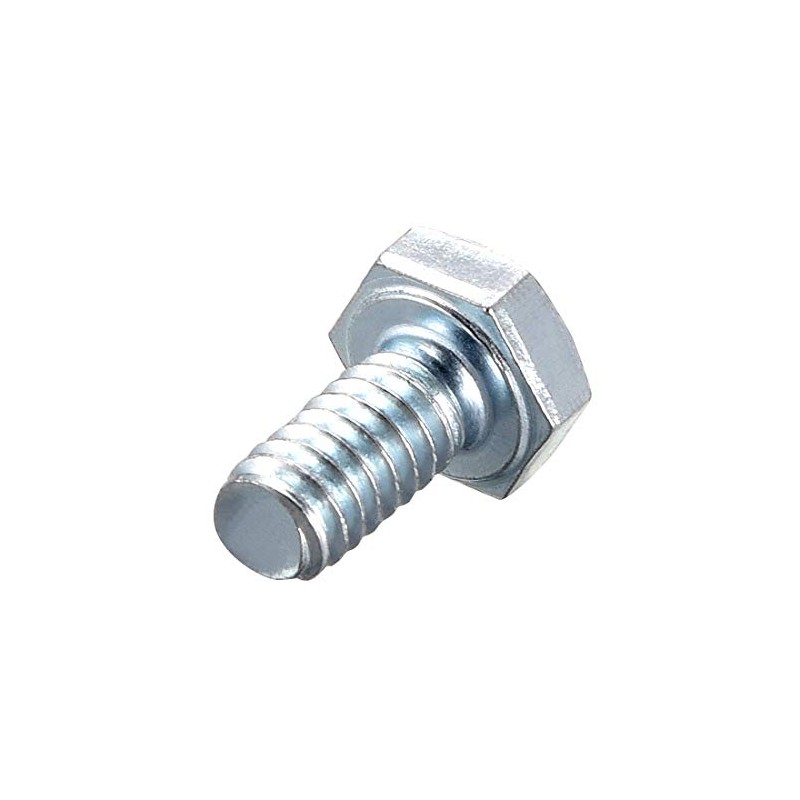 sourcing map Hex Head Screw Bolts Carbon Steel 1/4"-20x1/2" Fastener
