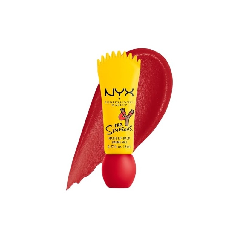 Nyx Professional Makeup, Colección Simpson. Smushy Matte Lip Balm, Tono: