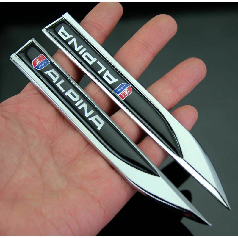 Racing_motors NEW ALPINA BLADE Badge FENDER Emblem For 3 5