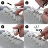 ALPHAPACE Pace Locks Elastic Shoelaces, No-Tie Laces, Slip-On Quick Release