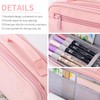 EASTHILL Large Capacity Pencil Case Pen Pouch Organizer Canvas Pencil