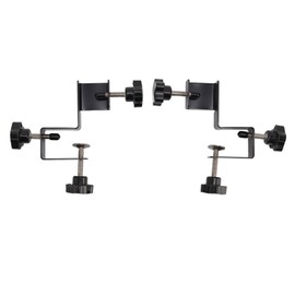 2 PCS Cabinet Drawer Installation Clamps Left Right Side Drawer Jig Rocker Arm Cabinet Front Drawer Woodworking Clamps Black