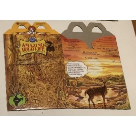 McDonald's 1995 McDonald’s Amazing Wildlife Happy Meal Box Lion Chimpanzee