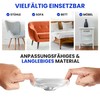 MÖBELHELD® Chair Leg Caps - [100% Transparent] Pack of 32