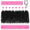 Leeven 12 Inch Pre-looped Yanky Twists Crochet Braids 8 Packs