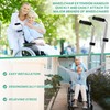 Datanly 2 Pcs Wheelchair Handle Extender Universal Wheelchair Accessories Adjustable