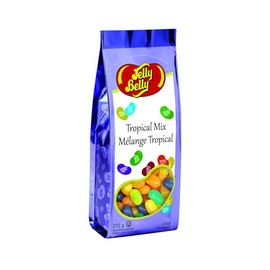 Jelly Belly Tropical Mix Jelly Beans 212g - Candy Gift Bag, Ideal for Christmas and New Year's Eve - Vegan, Dairy-Free, Gluten-Free, Fat-Free, Peanut-Free Candy Treat for Kids & Families, Sweet Snack Alternative