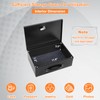 KYODOLED Fireproof Document Box with Key Lock, Small Lock Boxes