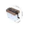 Operitacx Paper Shredder A4 Paper Strip Cutter Mini Hand Shredder