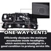 ALLGOOD LED DRL Headlight Assembly Front Headlamp Compatible with 99-02