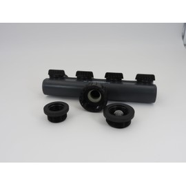 Water Distributor with 4 Taps Dark Grey