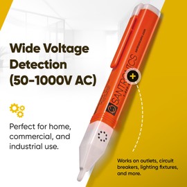 Santronics 3000 Ultimate AC Sensor - Compact Non-Contact Voltage Detector, 50-1000VAC, CAT IV Certified, Made in USA, Electrician Tools, Volt Meter, Outlet & Circuit Tester, Pen Sized Design
