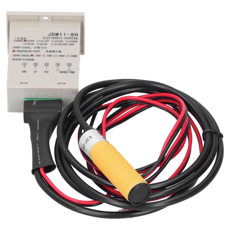 BERM Digital Display Counter Electronic Industrial Sensor Automatic Induction BEM‑6H‑30E4‑CTAC36V