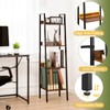 Yoobure Yoobure Ladder Shelf, 4 Tier Tall Ladder Bookshelf Corner