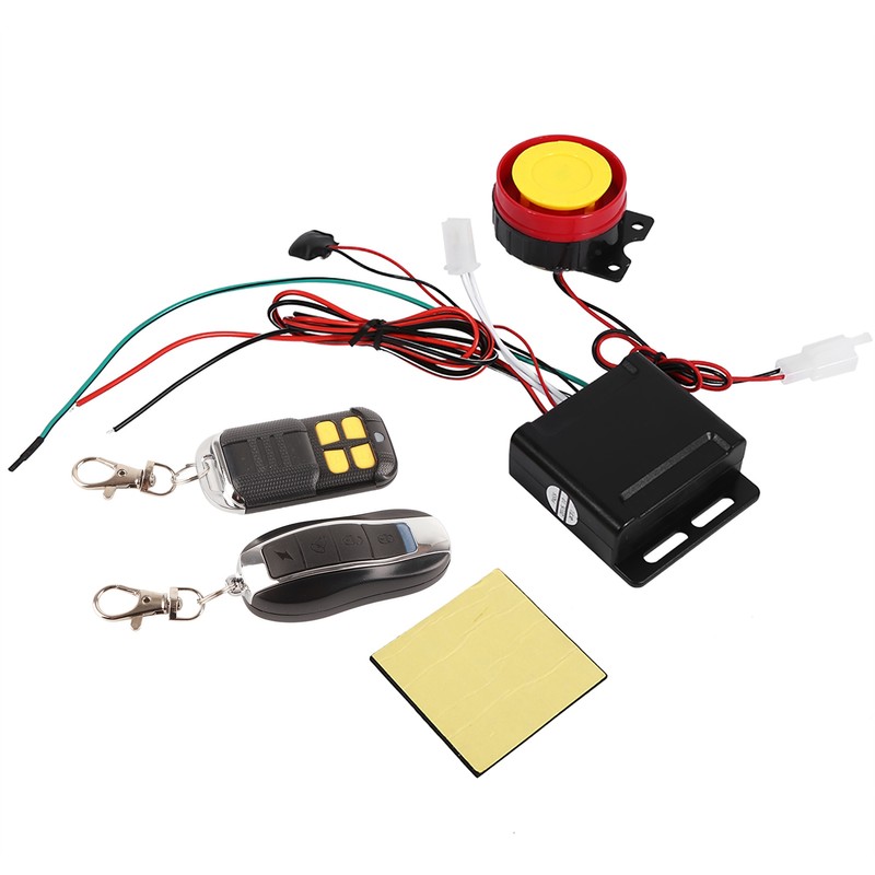 Motorcycle Bike Anti Theft Security Alarm System Remote Control 12V
