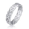 Amberta Women's 925 Sterling Silver Ring Celtic Knot Design Eternity