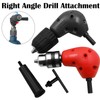 3/8" Right Angle Drill Attachment Chuck Key Adapter 90 Degrees