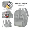 MCWTH Heavy Duty Mesh Backpack, See Through School College Student