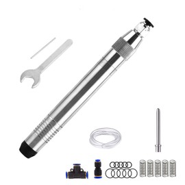 Naajop Pencil Die Grinder Air Tool Drilling Tool Set Hand Drill with Pin Vise Pneumatic Pencil Die Grinder, Air Micro Grinder, Micro Twist Mini Manual Hand Drill Bits Pneumatic Engraving Pen