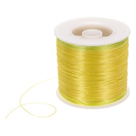 DMiotech Elastic String for Bracelets, 0.8mm Stretchy Strings Stretch Bead Cord Gold String Thread for Jewelry Bracelet Making Necklaces Beading DIY Craft, 412m/451 Yards