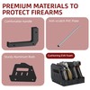 Meewtun Foam Pistol Rack for Gun Safe - Ideal Gun
