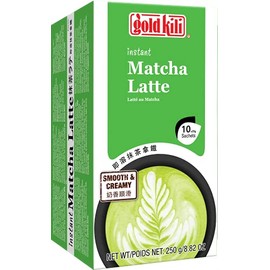 Gold Kili Instant Matcha Latte Té VerdeCafé Bebida caliente o fría  10 bolsitas                                                                       
