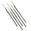 5PK Precision Probe Tooth Pick Single End Straight, Single, Hook,