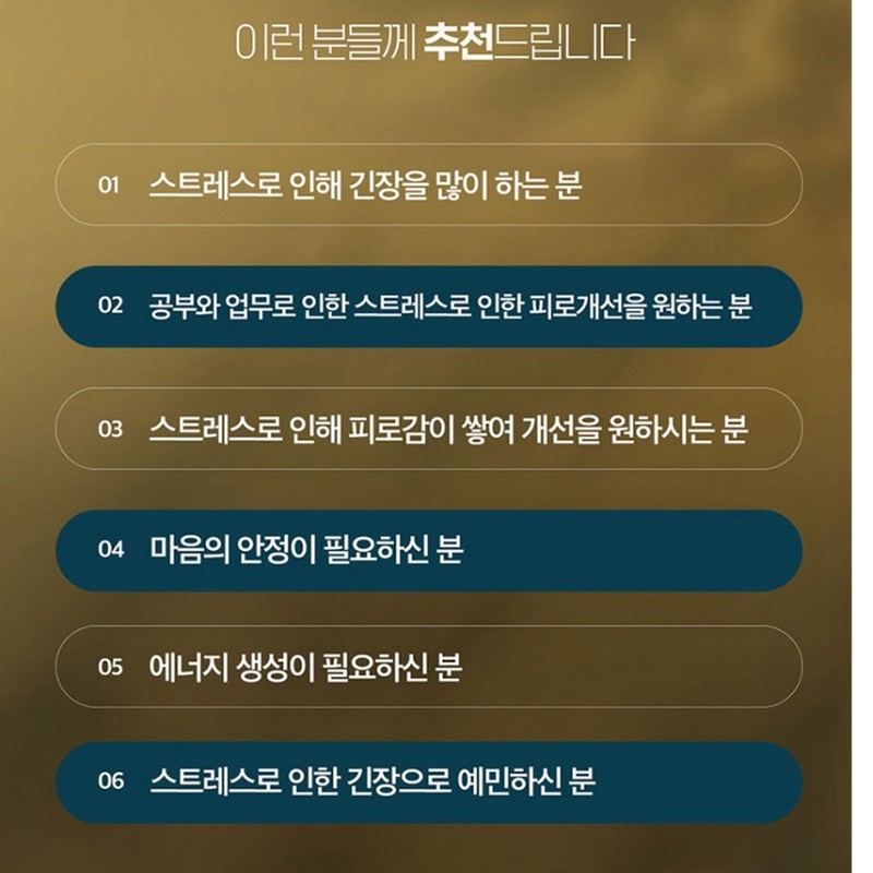 Theanine Benefits Theanine Benefits Tension Relief 2-month supply / 테아닌