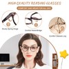OCCI CHIARI Reading Glasses for Round Face Women Lightweight Eye