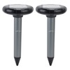 2PCS Ultrasonic Animal Repeller Solar Mouse Repeller Expeller for Outdoor