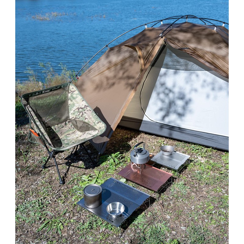 iClimb Mini Solo Folding Table Ultralight Compact for Backpacking Camping