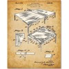 Ping Pong Table Tennis - 11x14 Unframed Patent Print -