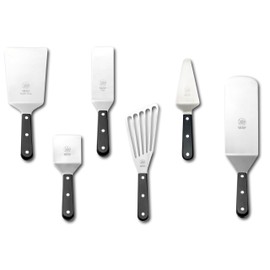 DUE BUOI | Set of 6 Spatulas Extra - Black Technical Polymer Handle