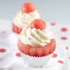 Gifbera White Metallic Foil Cupcake Liners Standard Size Baking Cups,