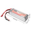 14.8V 5000mAh 40C Lipo Battery T Plug 4S Rechargeable Battery