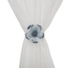 SUQ I OME 1 Pair of Curtain Tiebacks, Elegant Pearl