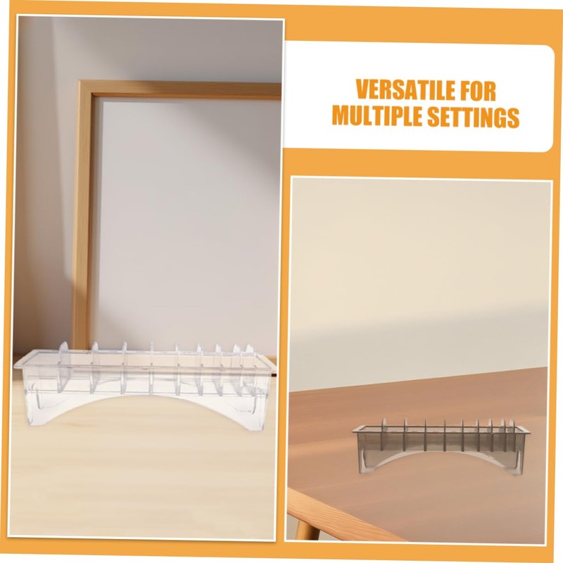 DECHOUS 2pcs Hair Clipper Storage Organizer Durable Limit Comb Holder