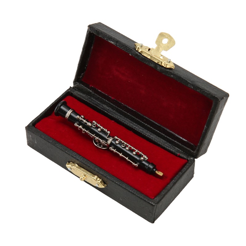 Miniature Oboe Brooch for Music Lover Exquisite Rust Protection Miniature
