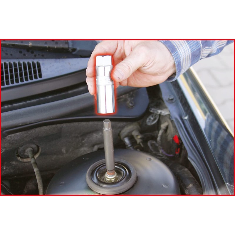 KS Tools 150.9418 Shock absorber external hexagonal counter holder socket