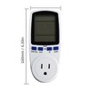 Power Meter LCD Display 0W-9999W Electrical Energy Monitor for Household