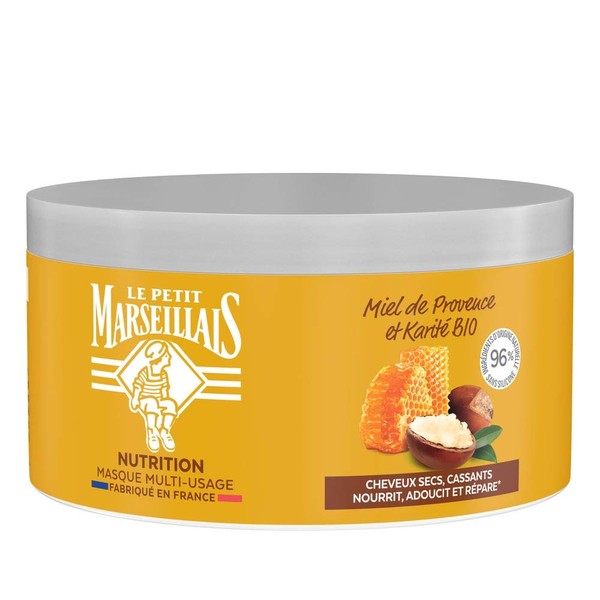 Le Petit Marseillais Nutrition Mask for Dry and Damaged Hair, Honey from Provence & Shea Organic