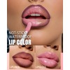 Rossetto e lucidalabbra 2 in 1, colore rosa baby ombre,
