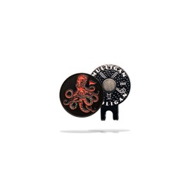 MULLIGAN HOOLIGAN Octopus Golf Ball Marker + Magnetic Hat Clip, Funny and Unique Golf Gift, Premium Quality, The Perfect for Your Favorite Golfer, Golf Accessories for Any Occasions