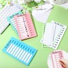 Memo Checklist Boards 4 Pieces Removable Checklist Board with 12