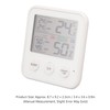 Room Thermometer 3.7in LCD Display High Accuracy Comfort Level Indicator