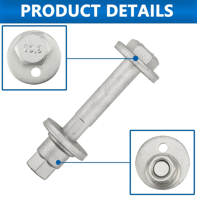 2Pcs Rear Toe Link Alignment Bolts Kit, Compatible with Chrysler