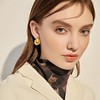 Yeanifeana 2 Pairs Gold Knot Earrings Chunky Statement Earrings Geometric
